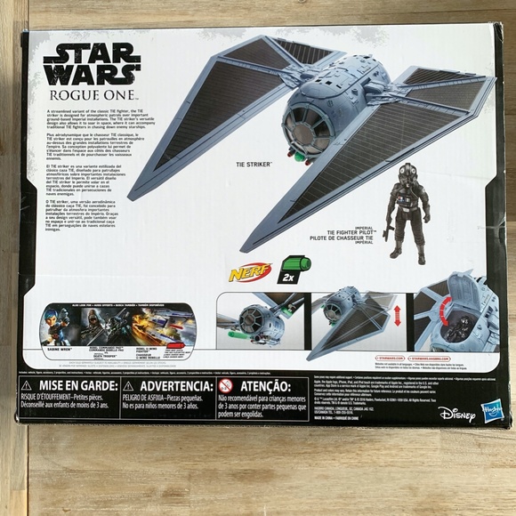 Disney Star Wars Toy "Rogue One" Tie Striker Ship - Picture 5 of 10